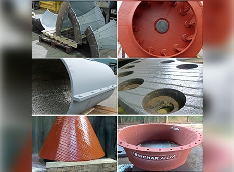 Fabricaci&oacute;n de maquinaria compremetida en areas de desgaste continuo